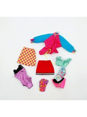 Lot of 8 Barbie Doll Clothing Clothes Skirts Top Jacket